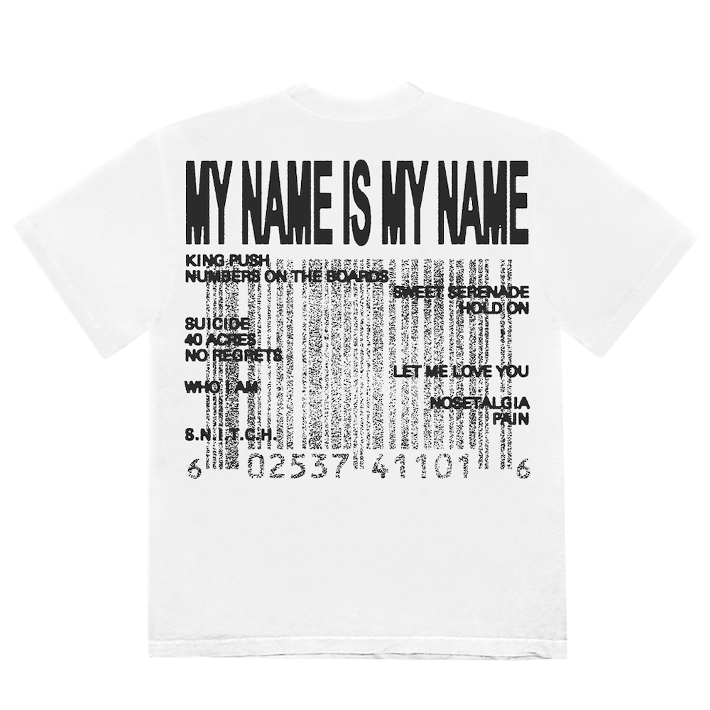 MNIMN TRACKLIST TEE Back